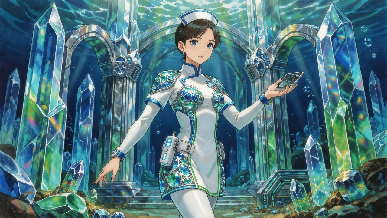 Underwater Crystal Temple