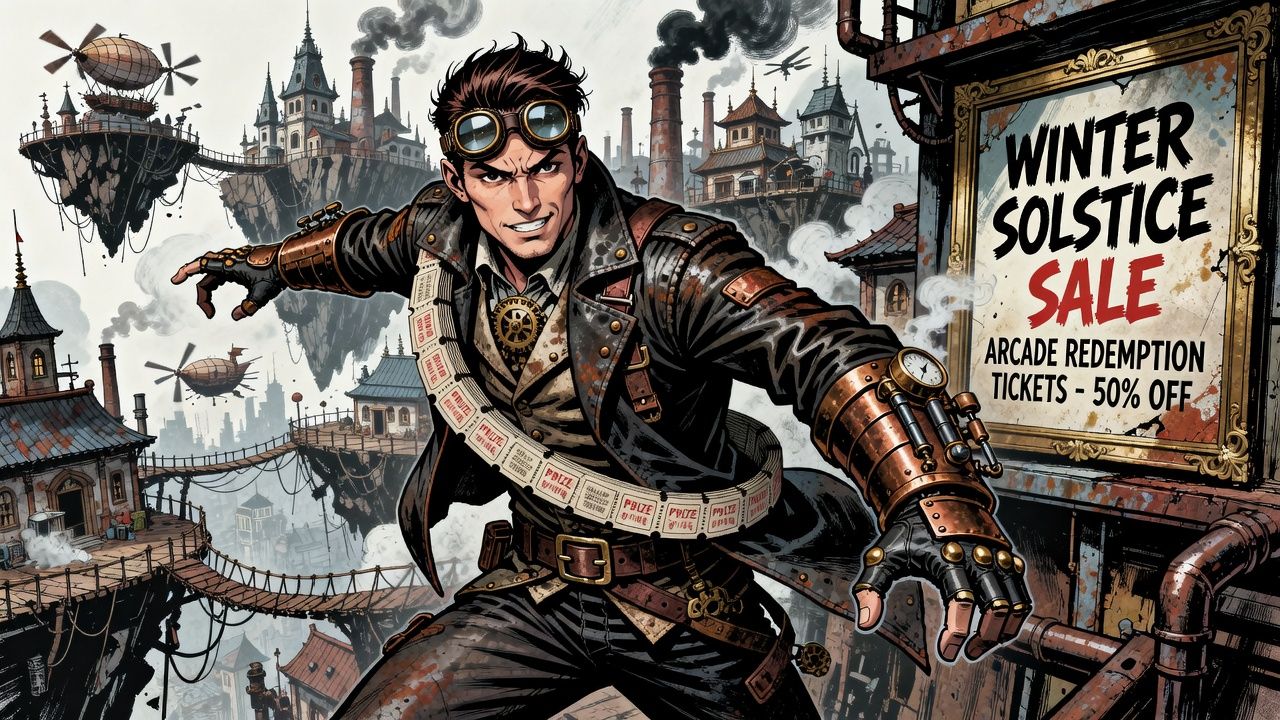 Floating Steampunk City