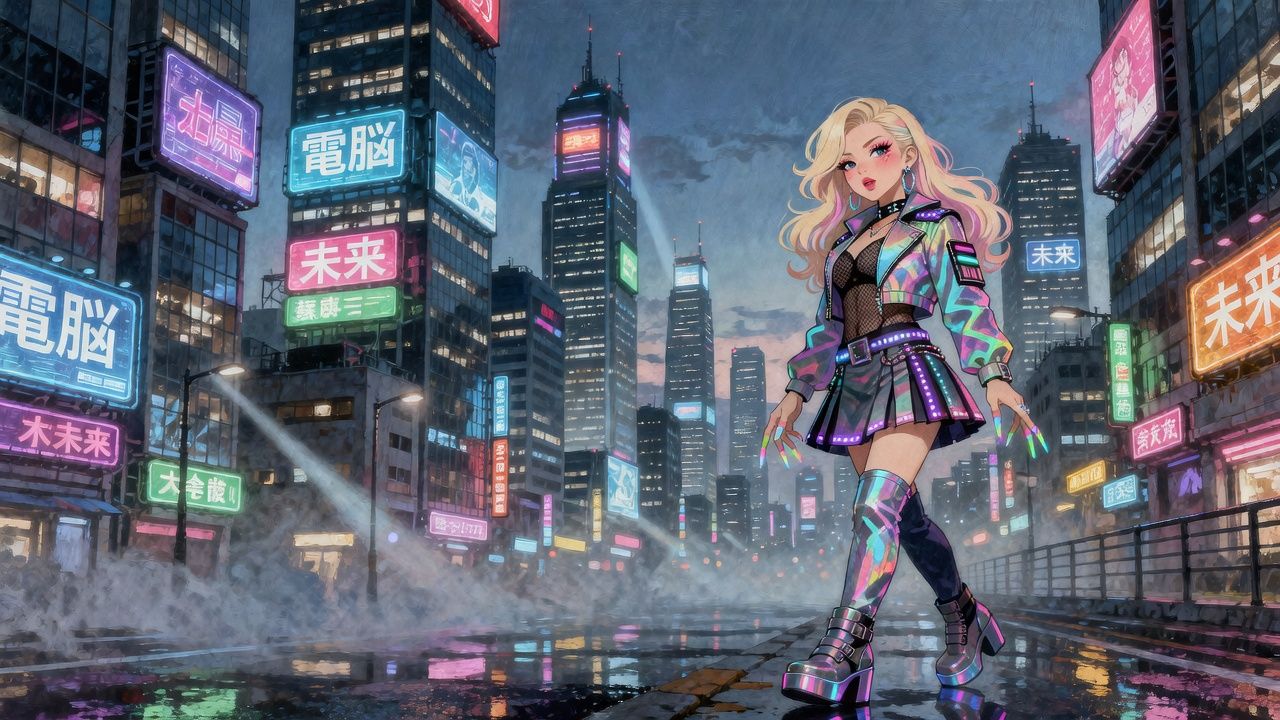 Cyberpunk Cityscape