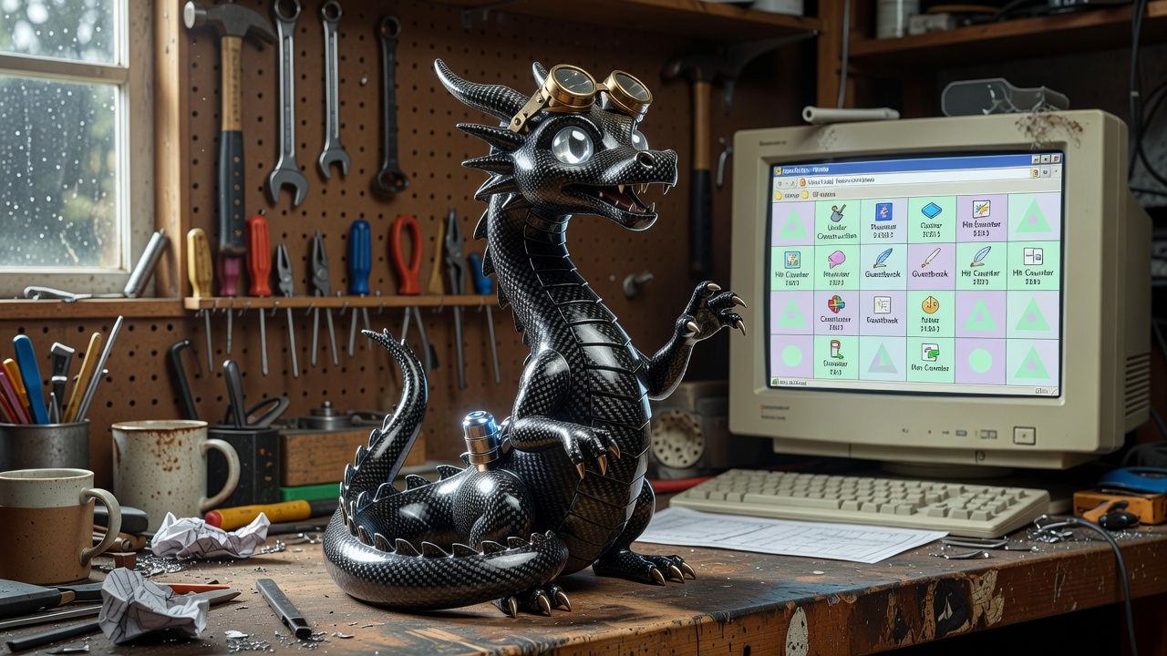 Crystal Dragon Figurine