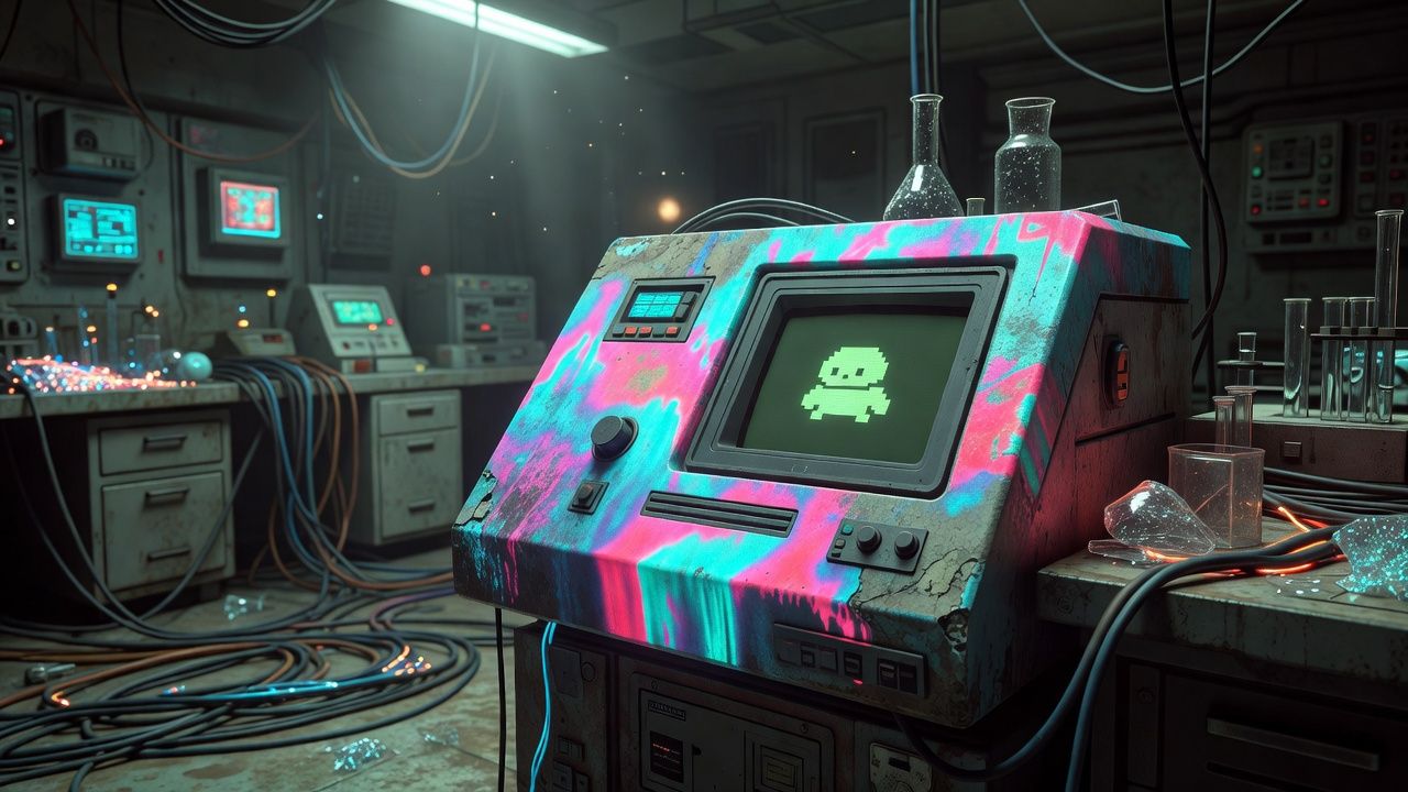 Abandoned Cyberpunk Lab