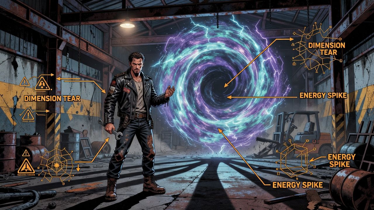 Quantum Dimension Rift