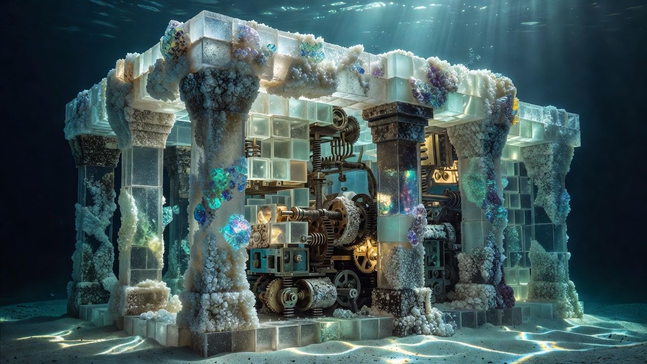 Underwater Crystal Temple