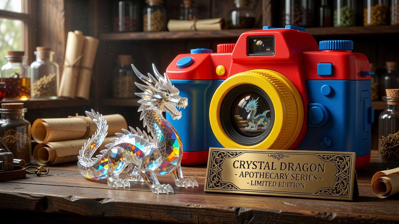Crystal Dragon Figurine