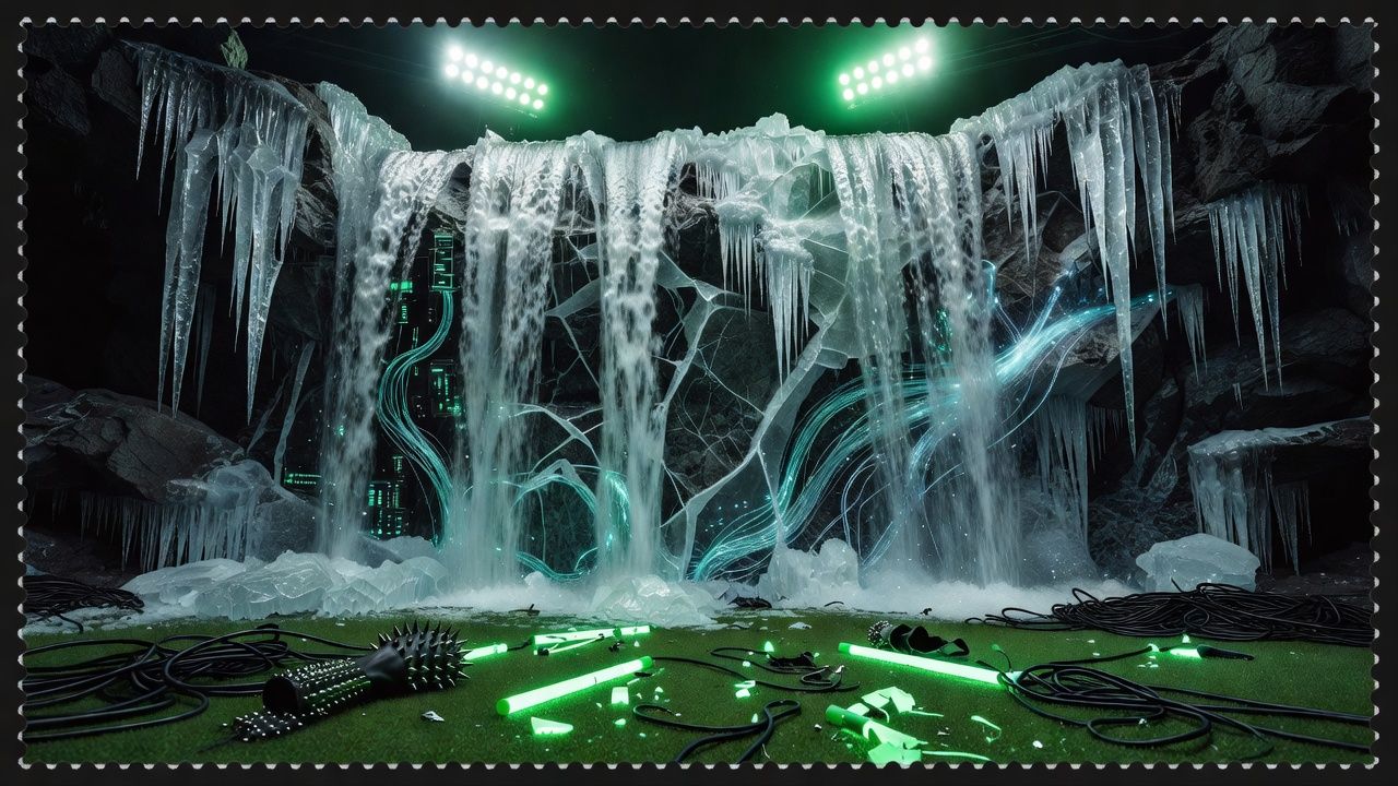 Frozen Waterfall