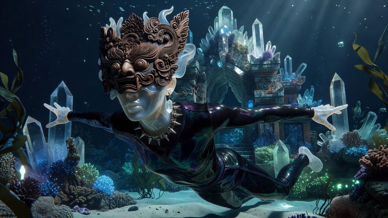 Underwater Crystal Temple
