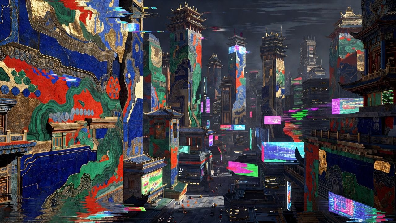 Cyberpunk Cityscape