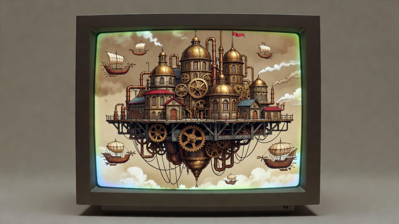 Floating Steampunk City