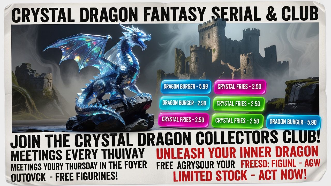 Crystal Dragon Figurine