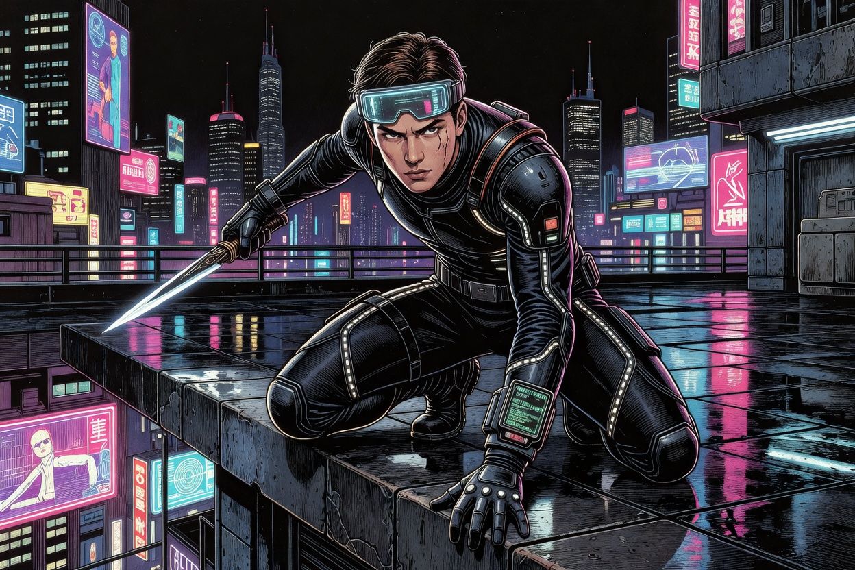 Cyberpunk Assassin