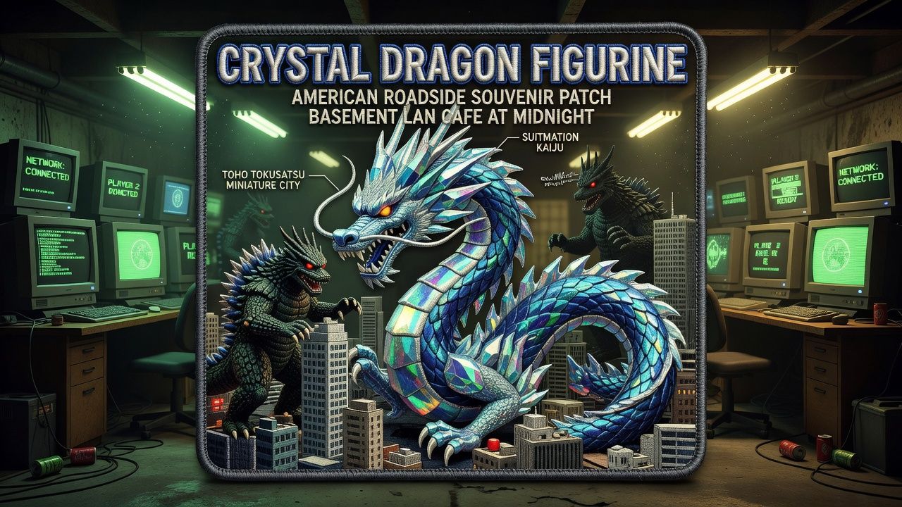 Crystal Dragon Figurine
