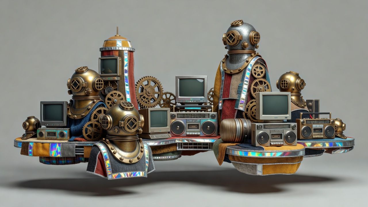 Floating Steampunk City