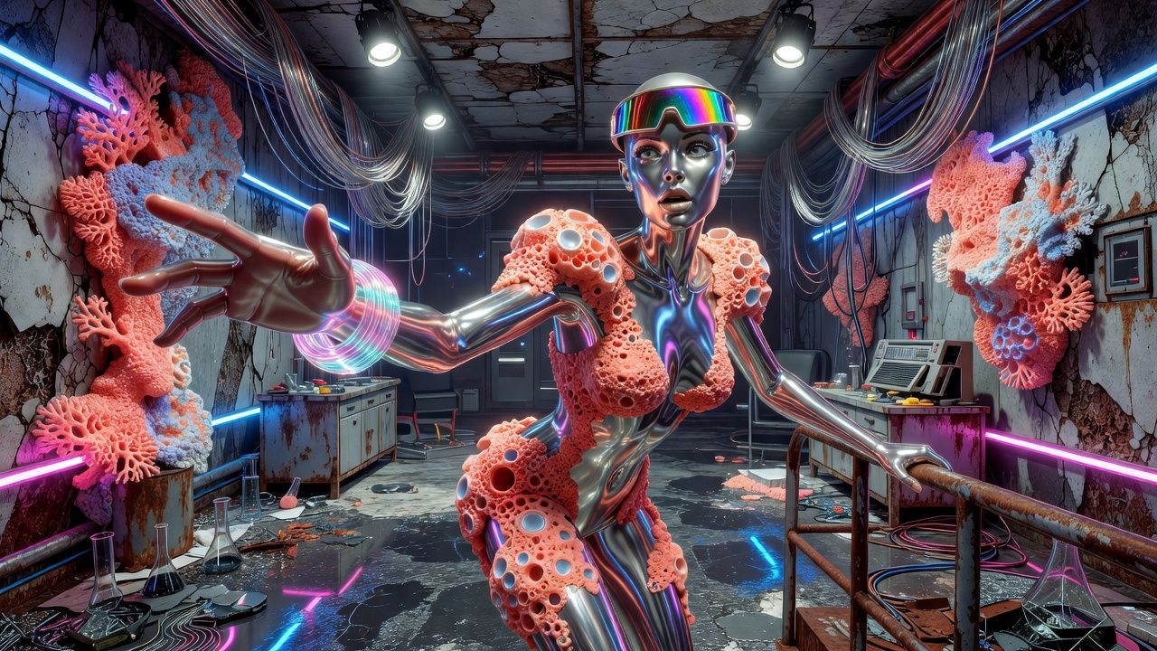 Abandoned Cyberpunk Lab