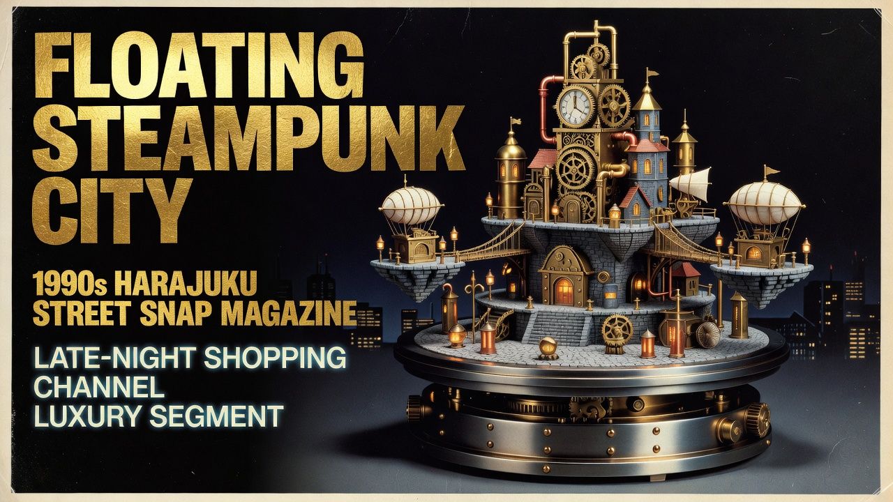 Floating Steampunk City