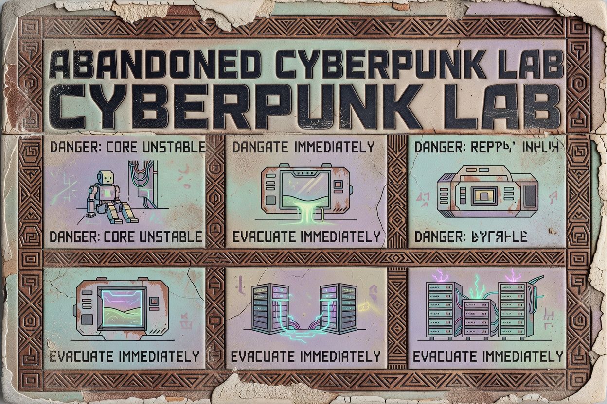 Abandoned Cyberpunk Lab