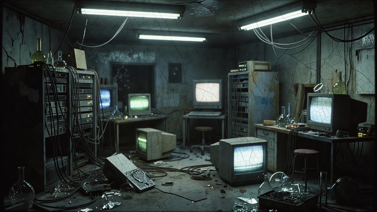 Abandoned Cyberpunk Lab