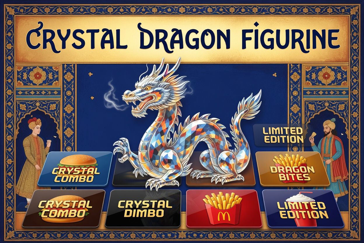 Crystal Dragon Figurine