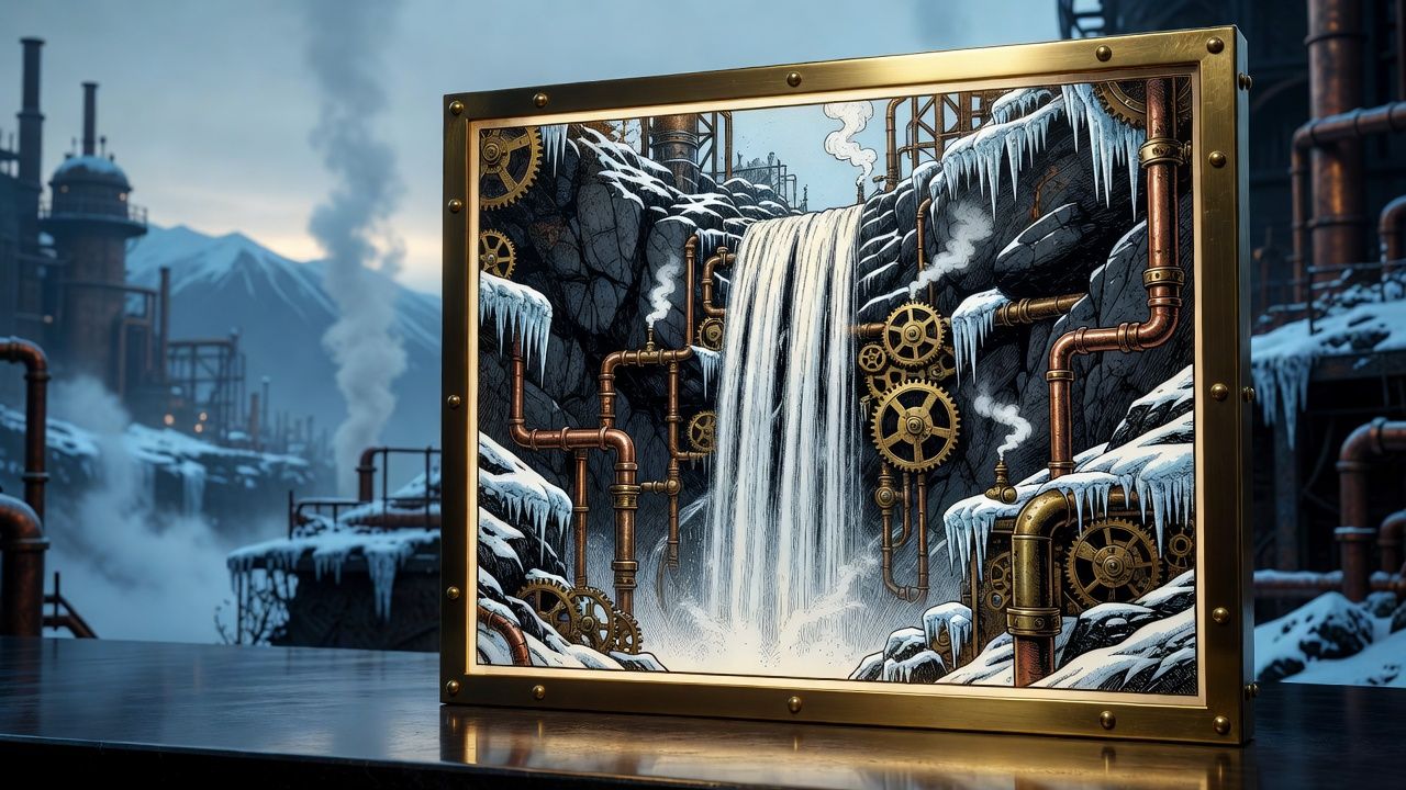 Frozen Waterfall
